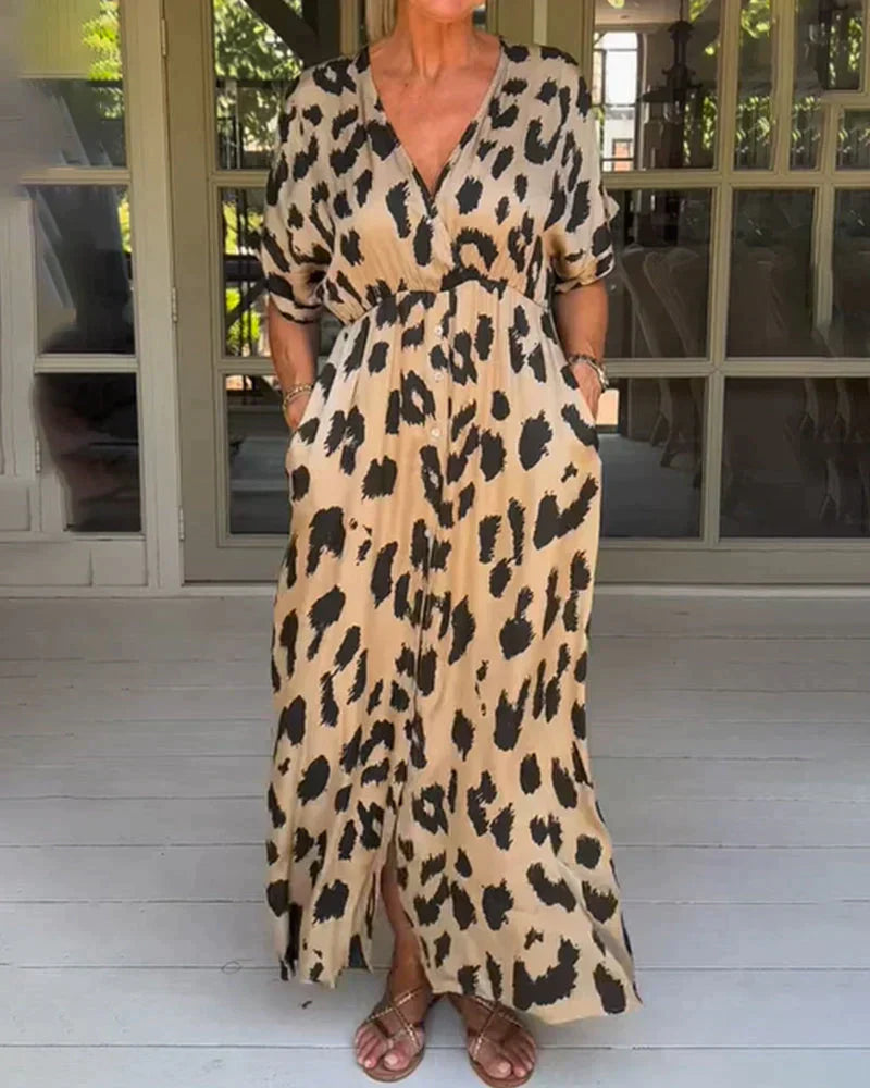 Anne | Leopard Print Dress