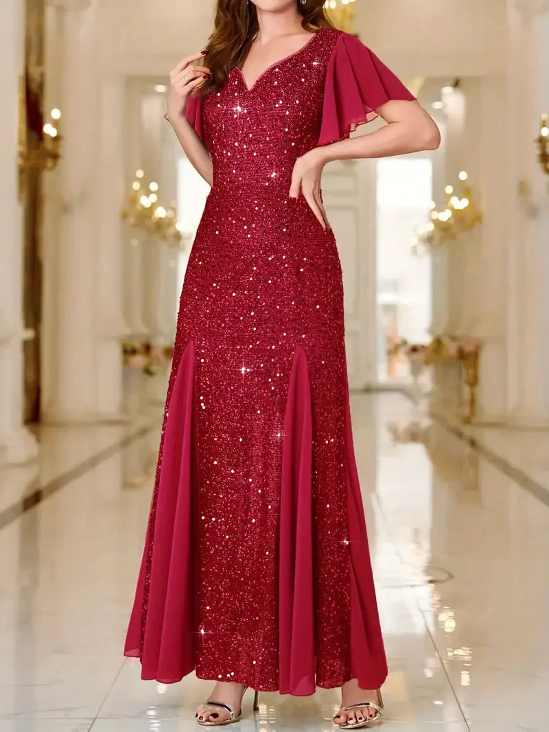 Amal - Elegant Stylish Satin Dress
