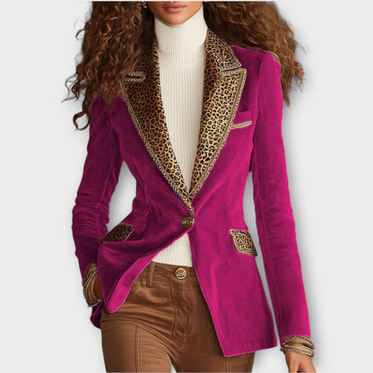 Aveline Velvet Statement Blazer