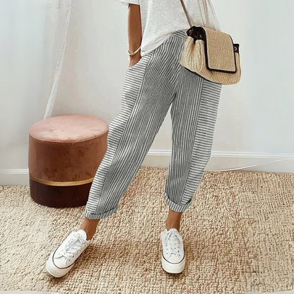 FLORIANE™ - Relaxed Boho Stripe Pants