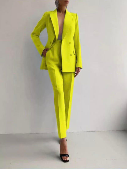 Sophia | Tailored Cigarette Pantsuit