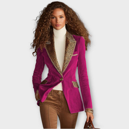 Aveline Velvet Statement Blazer