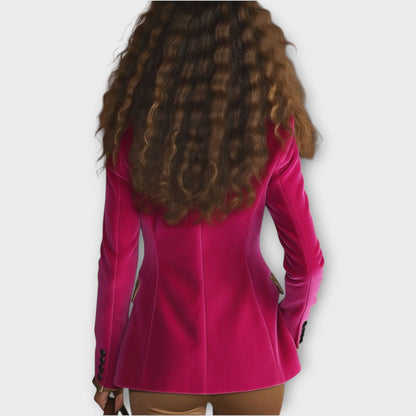 Aveline Velvet Statement Blazer