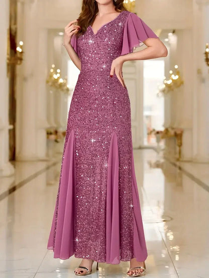 Amal - Elegant Stylish Satin Dress