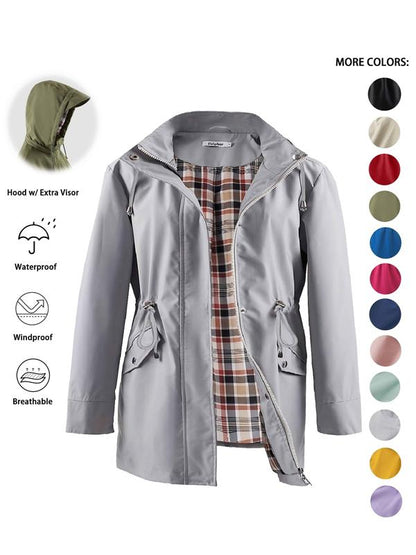 DENA™ - Lightweight Hooded Trench Coat for Casual Outings