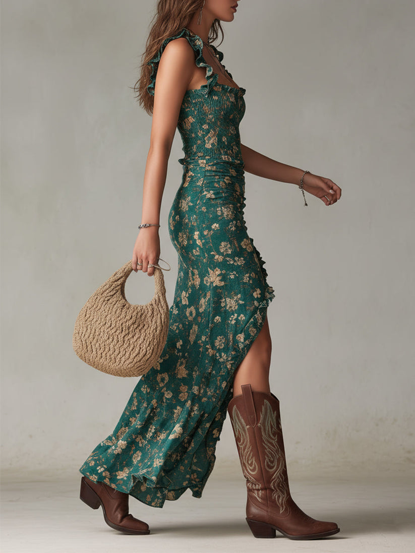 Elowen Airy Boho Maxi Dress