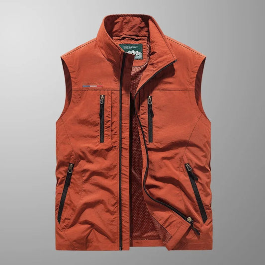 Vincent Multi-Pocket Classic Cargo Gilet
