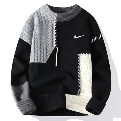 Casual Patchwork Sweater - CLEARANCE SALE