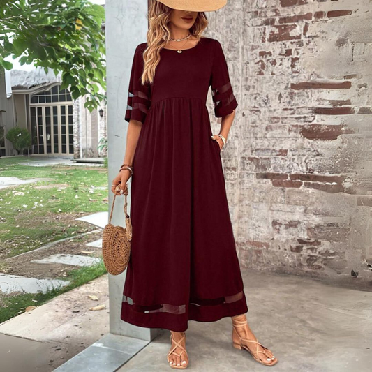 Isabelle Hart | Elegant A-Line Midi Dress
