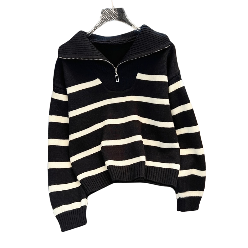 SUSAN™ – Casual Long Sleeve Collared Jumper