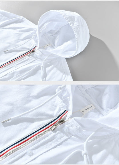 HENRY LINEN HOODIE SHIRT