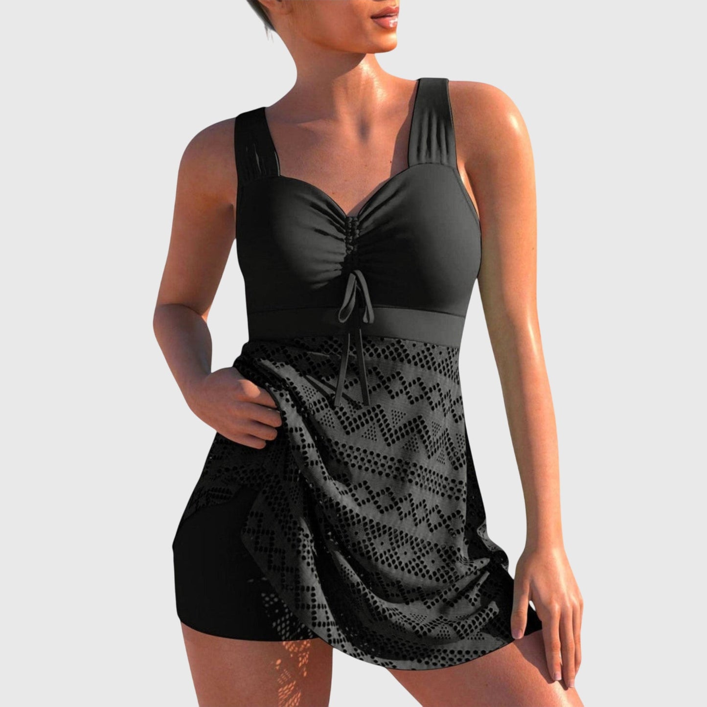 Isabella - Two-Piece Swimsuit with Skirt
