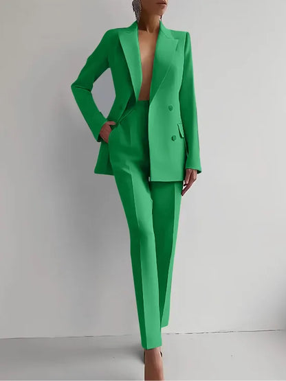 Sophia | Tailored Cigarette Pantsuit