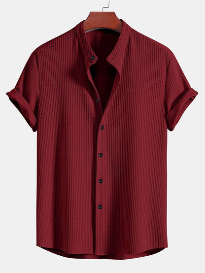 MONACO MUSCLE FIT RIBBED SHIRT