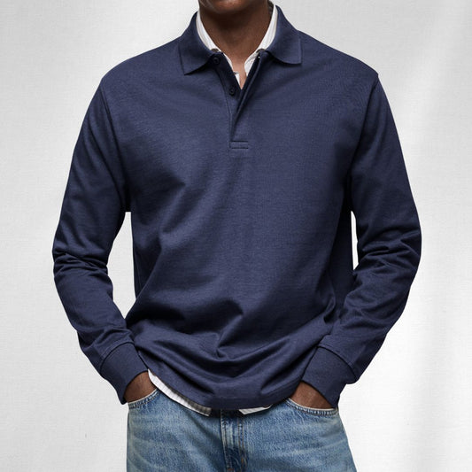 Alexandre Casual Long Sleeve Polo