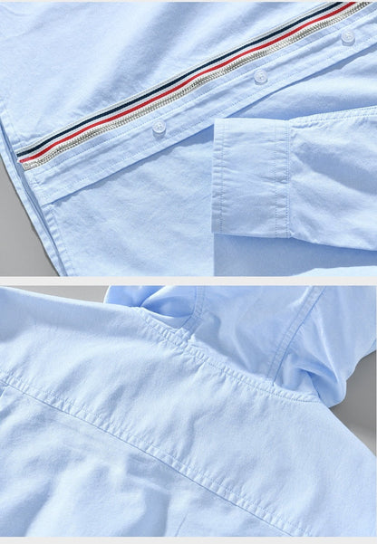 HENRY LINEN HOODIE SHIRT
