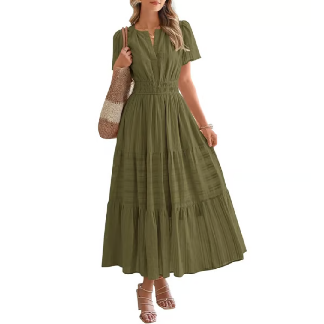 Elira Casual Flow Maxi Dress