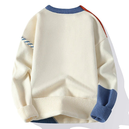 Turtleneck Patchwork Sweater