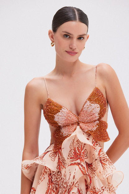 Elowen Signature Papillon Maxi Dress