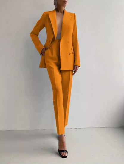 Sophia | Tailored Cigarette Pantsuit
