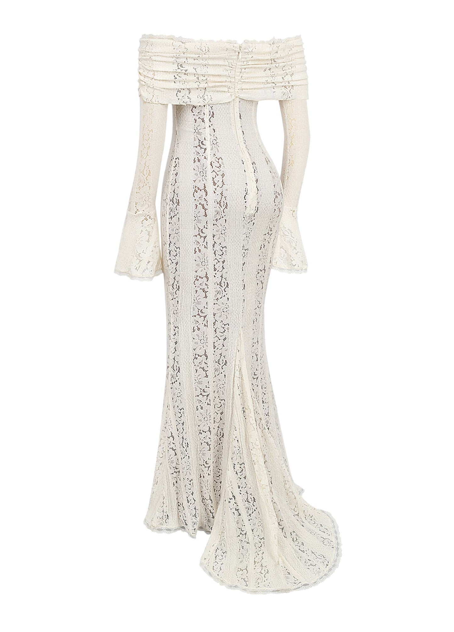 Arielle Lace Maxi Dress – White