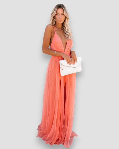 Élanor – Coastal Bloom Maxi Dress