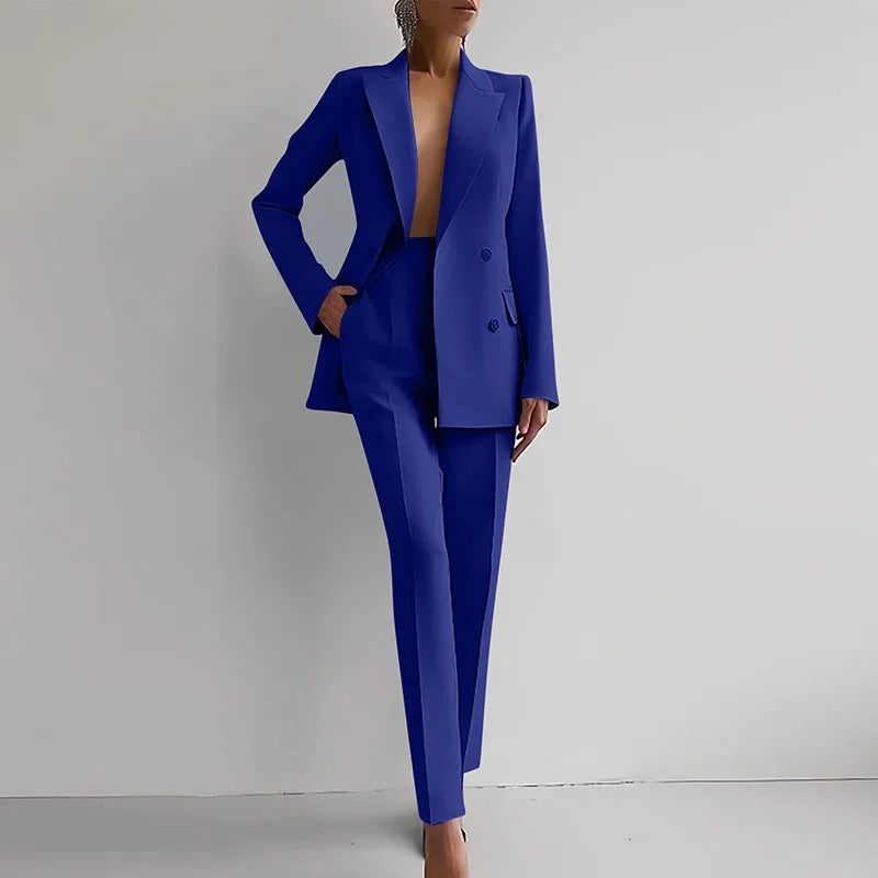 Sophia | Tailored Cigarette Pantsuit