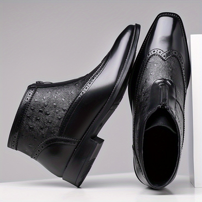 Adrian Ostrich Chelsea Boots
