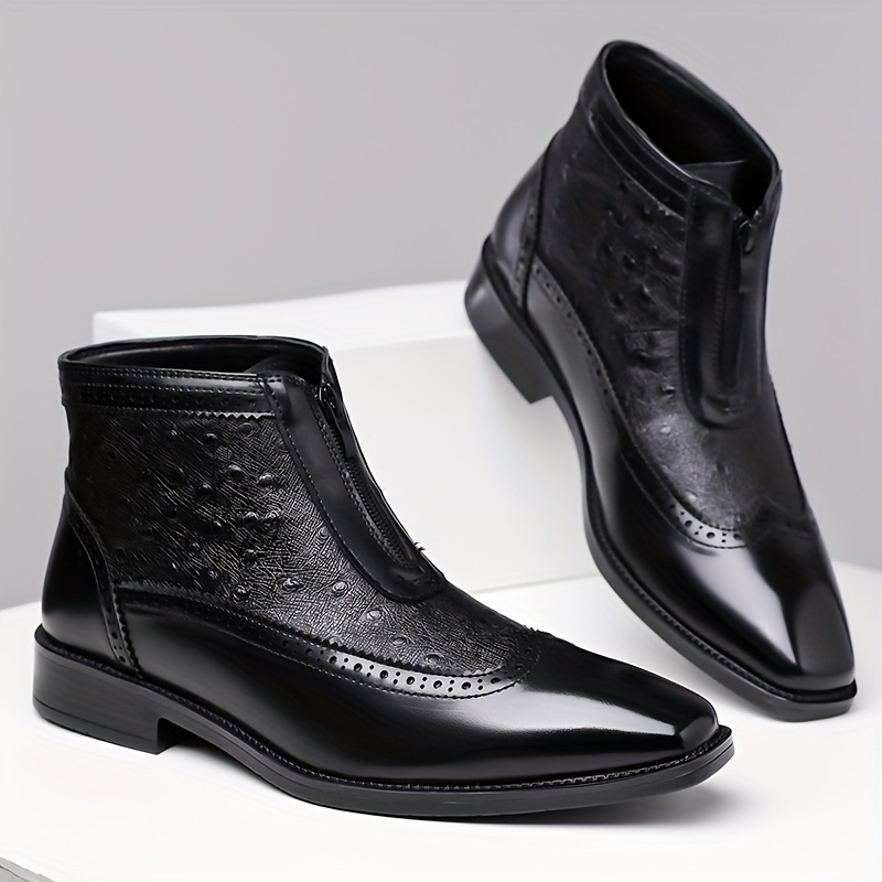 Adrian Ostrich Chelsea Boots