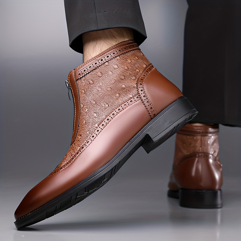 Adrian Ostrich Chelsea Boots