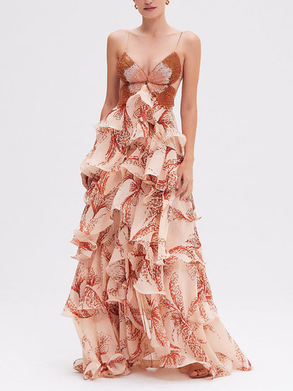 Elowen Signature Papillon Maxi Dress