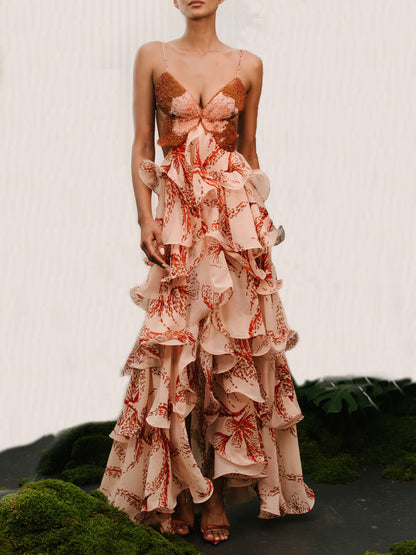 Elowen Signature Papillon Maxi Dress