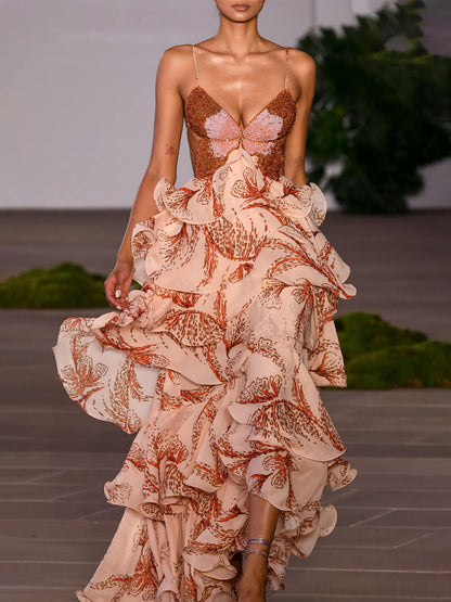 Elowen Signature Papillon Maxi Dress