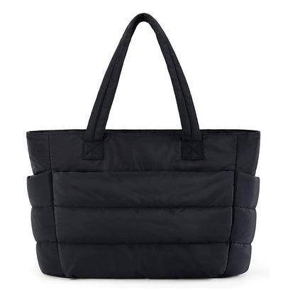 NADINE™ - Puffy Bubble Tote Bag for Women Quilted Laptop Shoulder Handbag