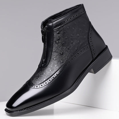 Adrian Ostrich Chelsea Boots
