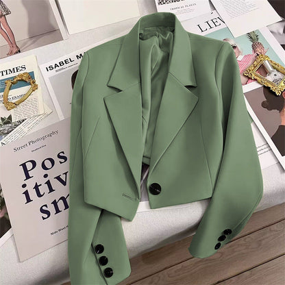 CORALIE™ - Sophisticated Cropped Blazer