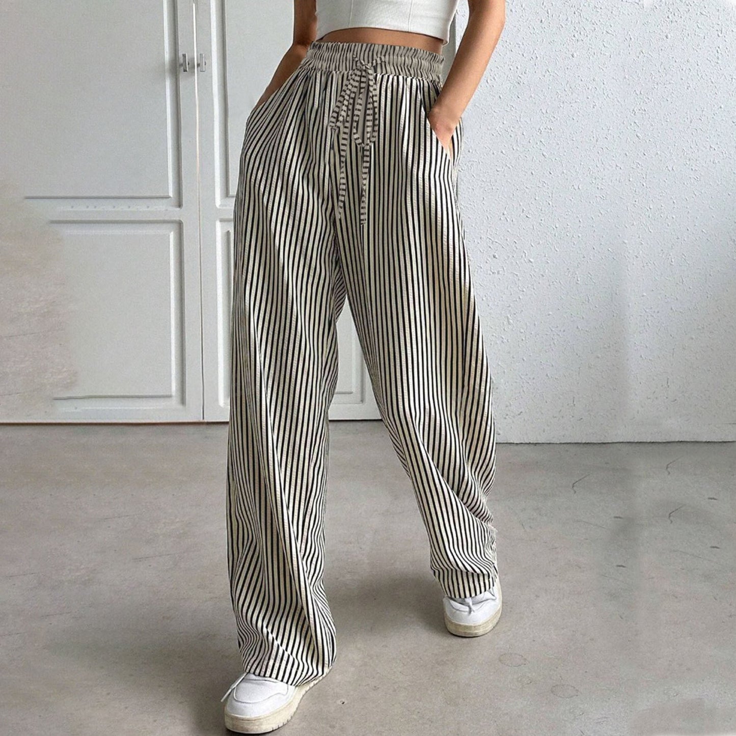 TAITE™ - Simple Summer Striped Relaxed Fit Buttom