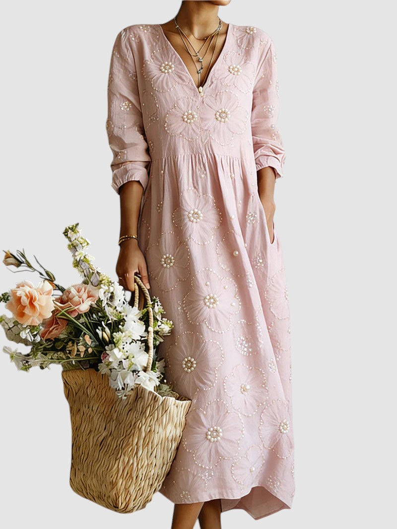 Elora Floral Midi Dress