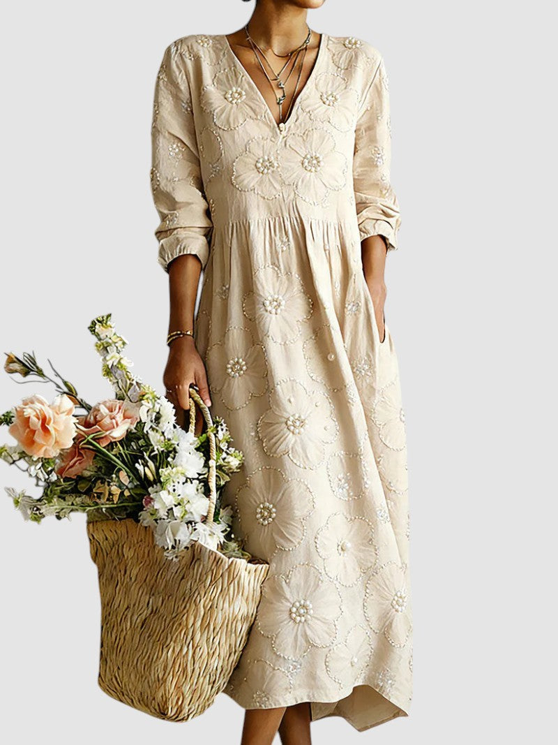 Elora Floral Midi Dress