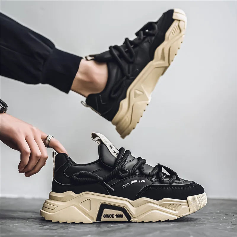 Matteo Leather Low-Top Sneakers