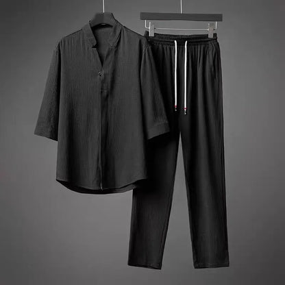 Luca Linen Two-Piece Set