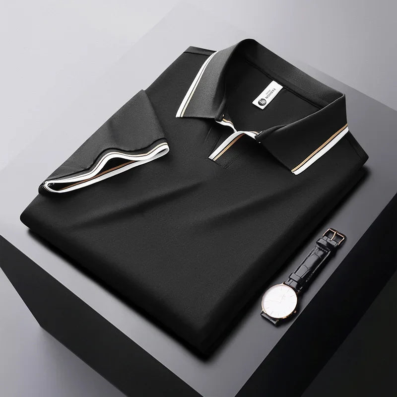 Alessio Silk Polo Shirt