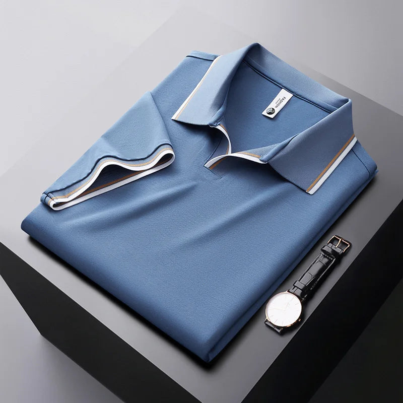 Alessio Silk Polo Shirt
