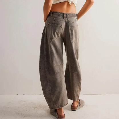 Everly Barrel-Leg Denims