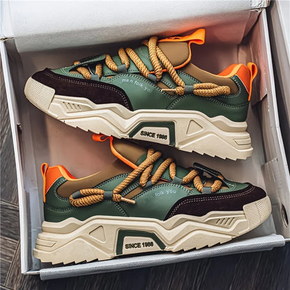 Matteo Leather Low-Top Sneakers