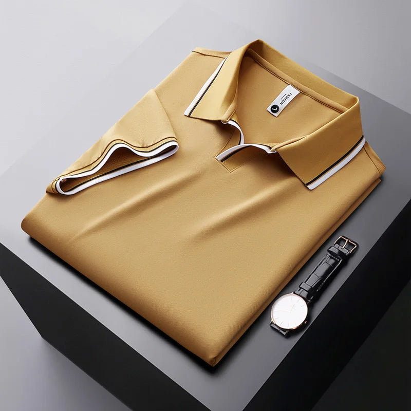 Alessio Silk Polo Shirt