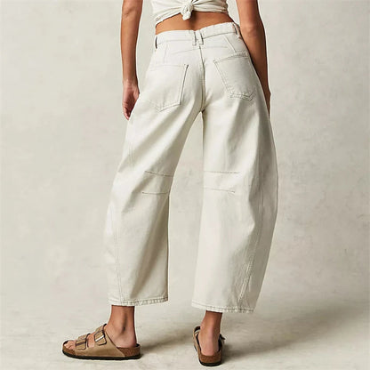 Everly Barrel-Leg Denims