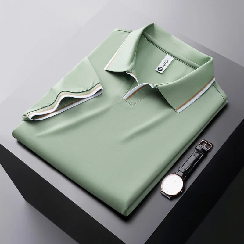 Alessio Silk Polo Shirt