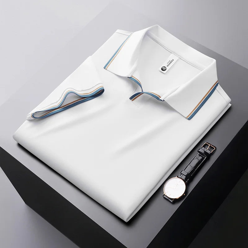 Alessio Silk Polo Shirt