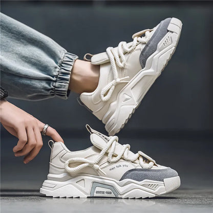 Matteo Leather Low-Top Sneakers